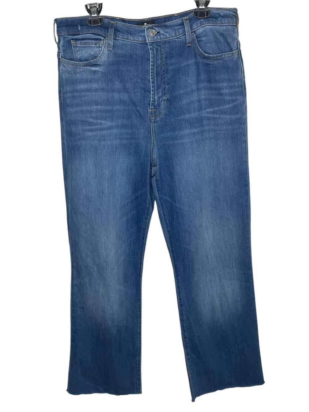 7 For All Mankind Jeans Easy Boot Garden Party 32 Organic Cotton Stretch - Picture 4 of 14